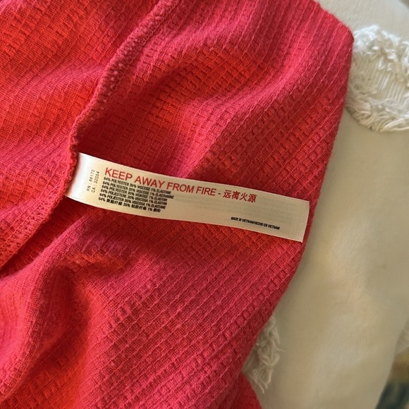 Free people movement full hearts tank in hot hibiscus small - Picture 5 of 5